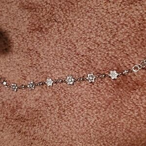 Elegant Silver Snowflake Bracelet-Brighton